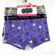 Beetlejuice 4pk girlshort handcraft athletic underwear purple boy short undies 6