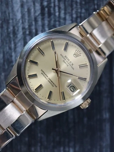 Rolex Gold Plated Date, Ref. 1550, Circa 1979