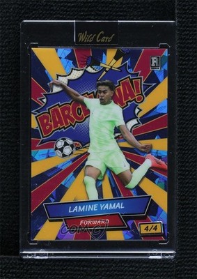 2024 Wild Card Comix Gold/Red/Blue Crystal Holographic Foil 4/4 Lamine Yamal 3u4