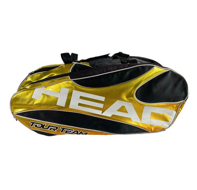 HEAD Tour Team Tennisschlägertasche gold schwarz groß CCT Klimatechnik