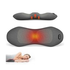 3in 1 Smooth Spine Triple Fusion Back Massager Electric Lumbar Support Pillow...