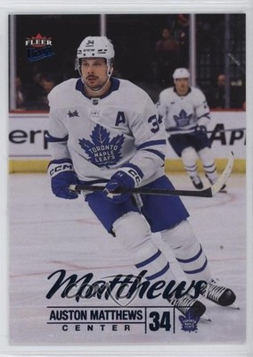 2024-25 Upper Deck Fleer Ultra Blue Foil 246/399 Auston Matthews #48 0jg8