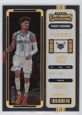 2022-23 Panini Contenders 1st Round Ticket 95/199 LaMelo Ball #72 0q3c