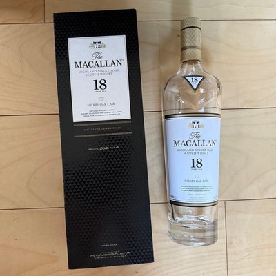 Suntory The Macallan 18 Year Old 700ml Empty Bottle with Box Japan