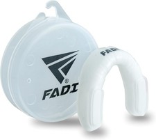 FADI Sports Mouthguard Boxing MMA Muay Thai Gum Shield Teeth Protector Case