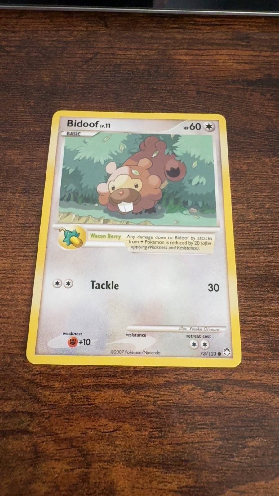 Bidoof 73/123 Common Mysterious Treasures Pokemon Heavily Played