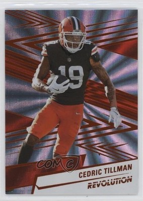 2025 Panini Revolution Sunburst 10/18 Cedric Tillman #31 0c6