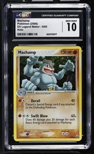 CGC 10 GEM MINT Machamp 9/92 EX Legend Maker Holo Pokemon Card