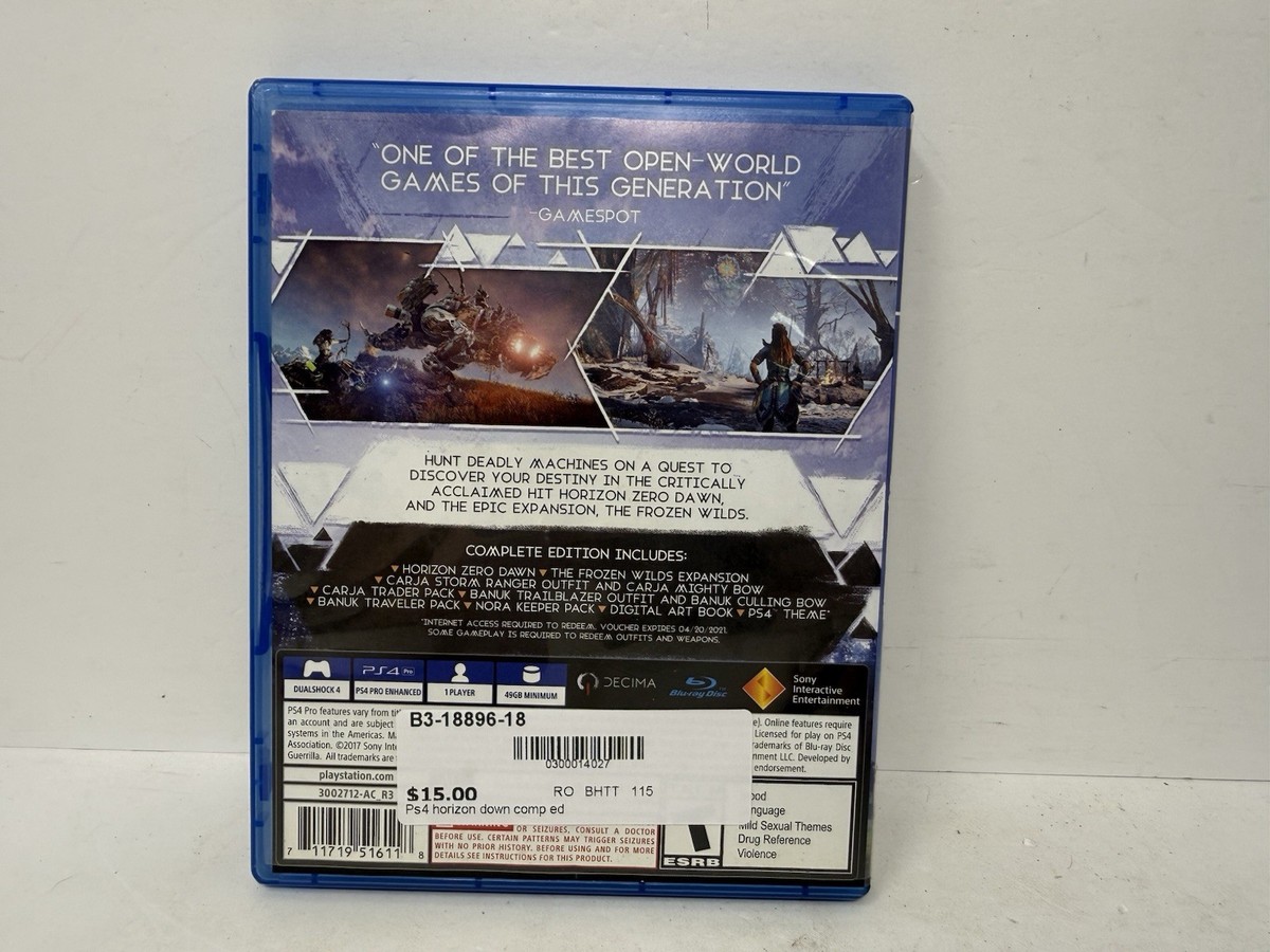 Horizon Zero Dawn - Complete Edition - Sony PlayStation 4 Mint