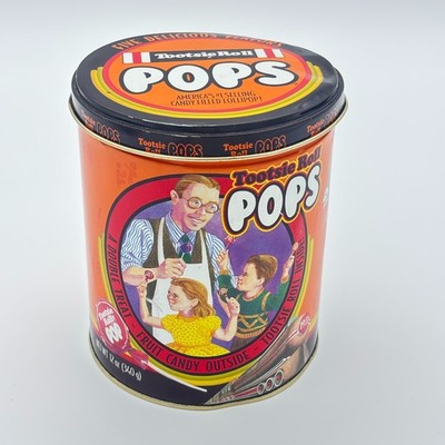 1997 Tootsie Roll Pops Limited Edition Tin 1st Series 1931 Vintage w Lid