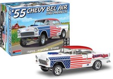 Revell Monogram 14519, 55 Chevy Bel Air Street Machine 2N1, 1:24 Scale model kit