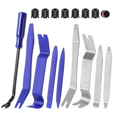 Auto Trim Removal Tool Kit, 17 Pcs Auto Car Trim Tool Set Plastic Pry Tool Blue