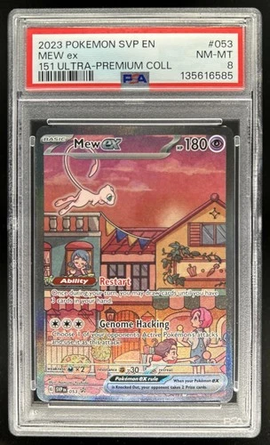 2023 Pokemon SV Black Star Promos Mew ex #053 PSA 8