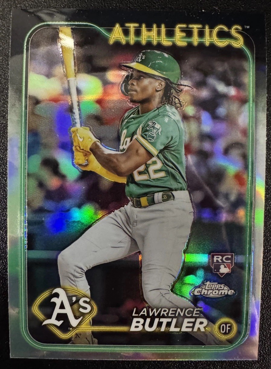 2024 Topps Chrome - Lawrence Butler #5 Refractor (RC)