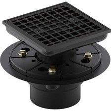 Kohler K-9136-Bl Clearflo Square Design Tile-In Shower Drain Removable Grid