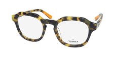 NEW FLEXON SHINOLA 15001 EYEWEAR UNISEX TORTOISE SQUARE PLASTIC FULL-RIM