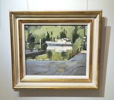 Ken Howard OBE RA (1932 -2022).  "Thames at Richmond"