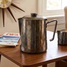 Vintage TWA Airline Individual Coffee Pot Sam...