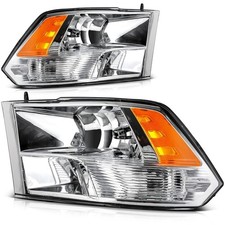 Pair Headlight Assembly for Ram 5500 4500 3500 2500 2011-2018 68001484AI