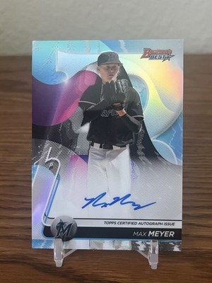 2020 Bowman's Best Max Meyer Auto #B20-MME Miami Marlins
