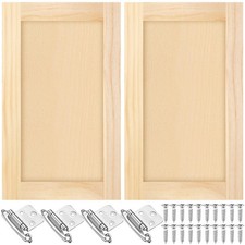 Cinnvoice 2 Pcs 13.25 W X 22.5 H Unfinished Pine Kitchen Cabinet Door