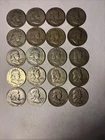 1949-1962 Franklin Half Dollars Roll of 20 - 90% Silver $10 Face #2