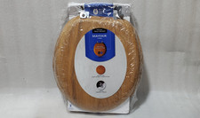 Mayfair Natural Reflections Eoblong Toilet Seat Natural Oak Wood Veneer Finish