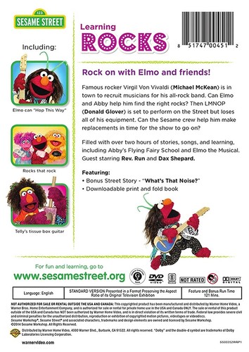 Sesame Street Learning Rocks DVD Michael McKean Donald Glover Rev sesame-street-learning-rocks-dvd-michael-mckean-donald-glover-rev