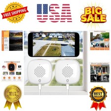 3MP 2K Window Camera,2.4GHz 5GHz WiFi Indoor Cameras for Home Security 2 Pack...