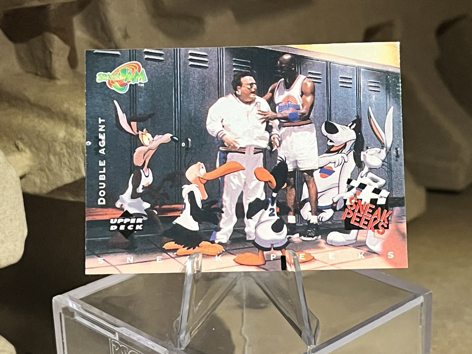 1996 Upper Deck Space Jam - Sneak Peeks Michael Jordan #54