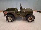 Vintage 1970s Tonka - Army Jeep Pressed Steel Toy