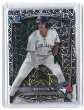 Tim Piasentin 2025 Bowman Draft Chrome Laser Refractor
