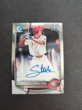 2025 Bowman Draft - Chrome Prospect Autographs Steele Hall #CPA-SHA (AU, RC)