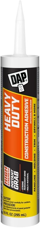 DAP 27509 9 Oz DynaGrip Heavy Duty Exterior & Interior Construction Adhesive