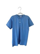 vintage russell athletic henley t-shirt youth size medium NOS NWOT 90s USA made