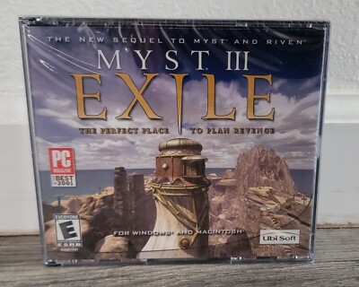 PC Windows MYST III EXILE ミスト III エグザイル Myst III Exile Windows Macintosh CD ROM Video Game 2001 Ubisoft