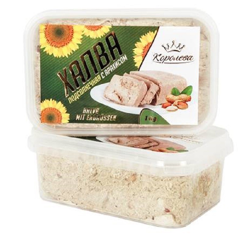 🔥 1 kg Halva Korolewa Halwa Sonnenblumenkerne mit Erdnüsse Helva Халва