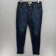 Democracy Jeans Womens 10 Blue Ab Technology Skinny Dark Wash Stretch Denim