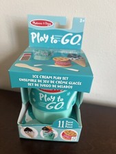 Melissa  Doug Play to Go: Cake and Cookies and Ice Cream, Play Food Trav