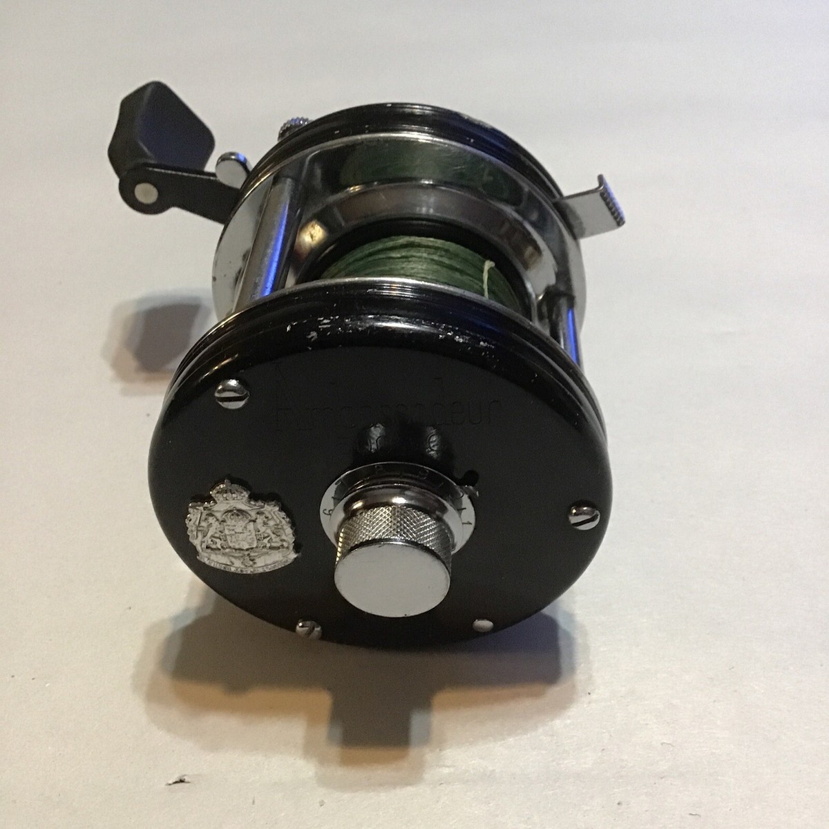 ABU AMBASSADEUR “Big A” 5000C Bait Casting Reel W/Leather ABU AMBASSADEUR “Big A” 5000C Bait Casting Reel W/Leather