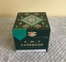 QTY AVAILABLE CAO Cameroon Perfecto 4.5"x4x3.5" SOLID WOOD Cigar Stash Box GREEN