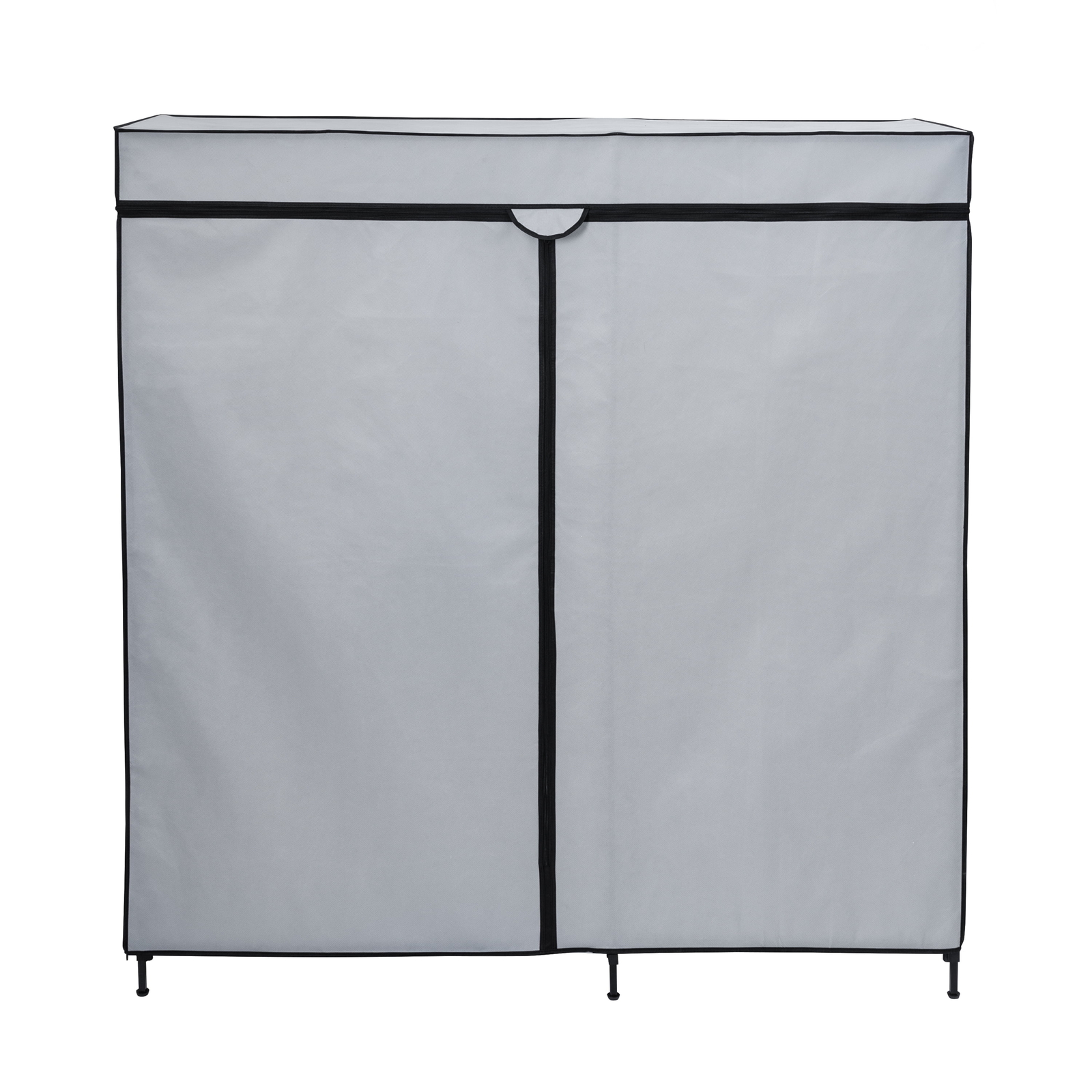 HoneyCanDo 60inch Wide Double Door Portable Wardrobe Closet Cover