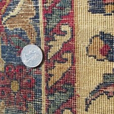 VERY FINE ANTIQUE LAVER  ROOM SIZE RUG TREE OF PARADISE _9.2 x 11.5 RARE