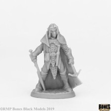 Reaper Bones Black 44072 DARK ELF MALE FIGHTER