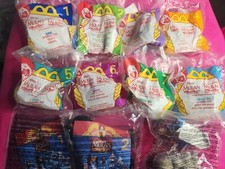 1998 Lot of 16 McDonald's Disney MULAN Spinning Top Happy Meal Toys Sealed Vtg