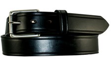 Men's Genuine Blk/ Brn/DkBrn leather casual belt Amish crafted made in the USA