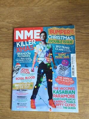 NME Christmas Double Issue Brandon Flowers, John Lydon, Royal Blood, Wu-Tang