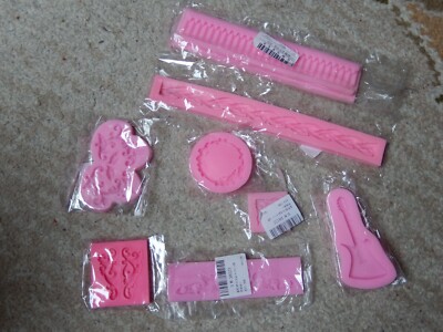 Fondant Cake Molds, 8 Stück NEU