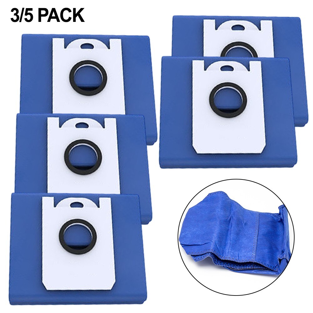 3 Pack Disposable Dust Bags for bObsweep RC400 and For Dustin Vacuum Cleaners