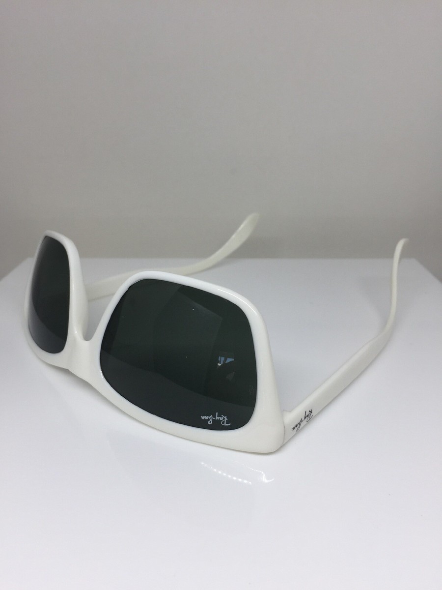 New Vintage B&L Ray Ban Cats 3000 Sunglasses France Nylon White w